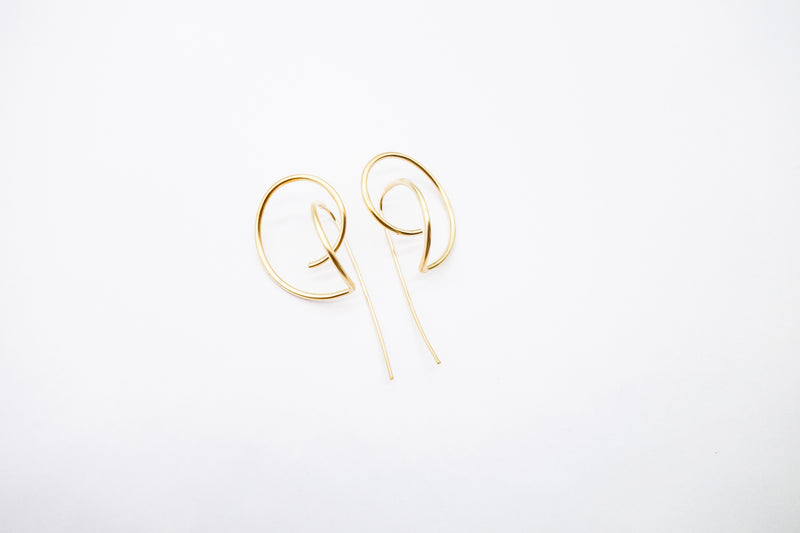 gold earring arionjewelry