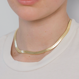 Herringbone Necklace Thick