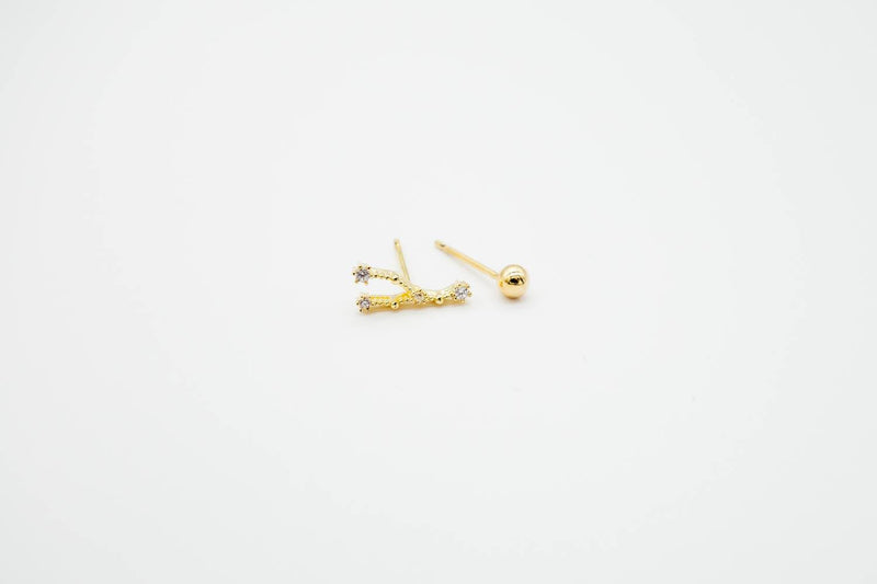 Arion jewellry cancer stud earring zodiac