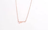 Arion Cancer zodiac necklace rose gold plated 