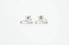 arion zodiac sterling silver stud earrings 
