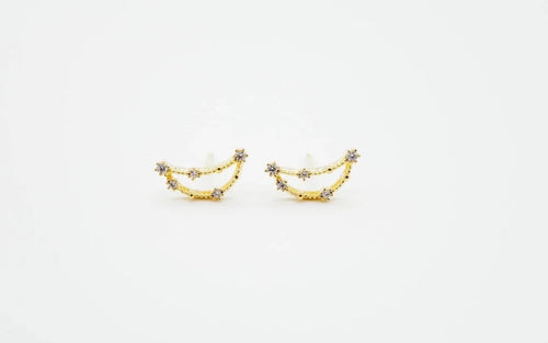 Arion jewelry Capricorn gold Earrings Zodiac 