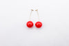 arion red cherry earrings
