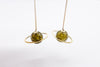 arionjewelry olive pullthrough planet earrings