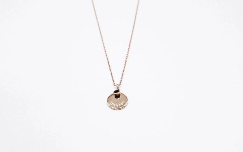 arion jewelry rose gold necklace