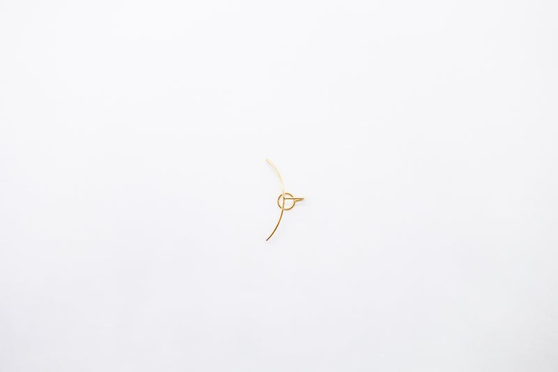 ArionJewellery Curved Ear Cuff Helix 14K gold plated 
