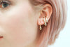 arion gold earrings