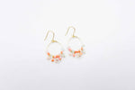 arion orange gemstone earrings