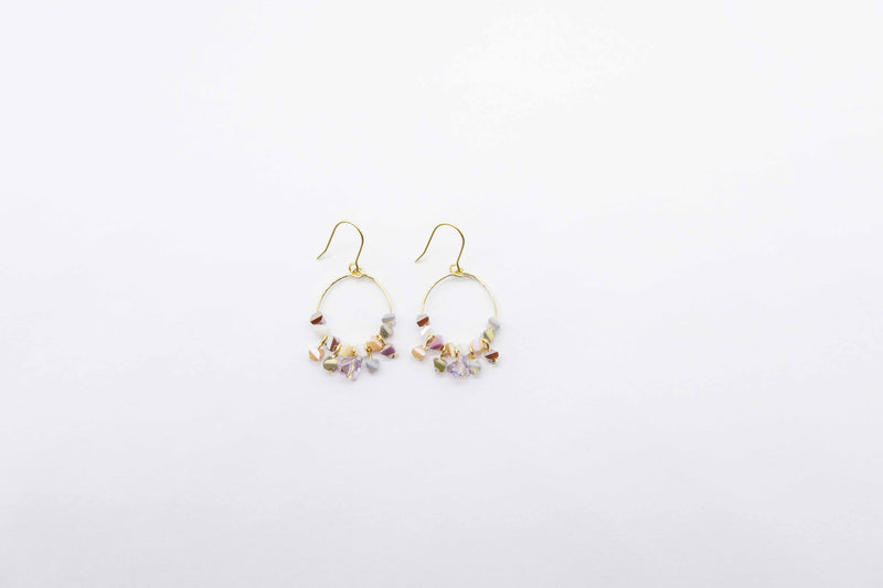 arion gemstone earrings