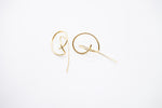 Intricate gold earrings arion
