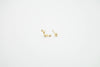 asymmetric constellation earring pisces gold plated 925 silver