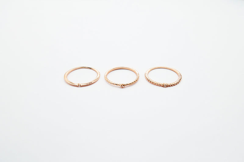 arion rosegold rings