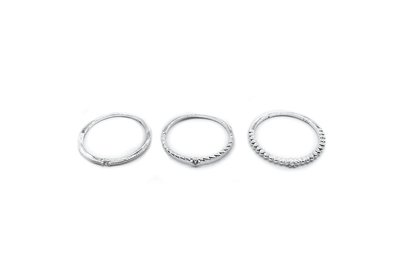 arion jewelry silver ring set